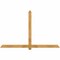 Ekena Millwork Eugene Rough Sawn Timber Gable Bracket, Western Red Cedar, 84"W x 53"H x 2"D x 4"F, 15/12 Pitch GBW084X53X0204EUG00RWR - alternate 1